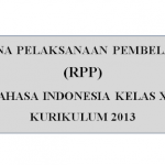 RPP Bahasa Indonesia Kelas 12 Kurikulum 2013