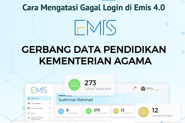 Cara Mengatasi Gagal Login/Registrasi Akun Kepala Lembaga di Emis 4.0