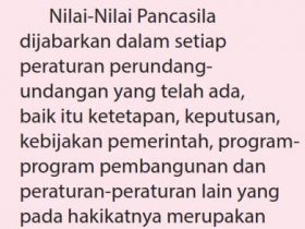 nilai nilai dasar pancasila di indonesia